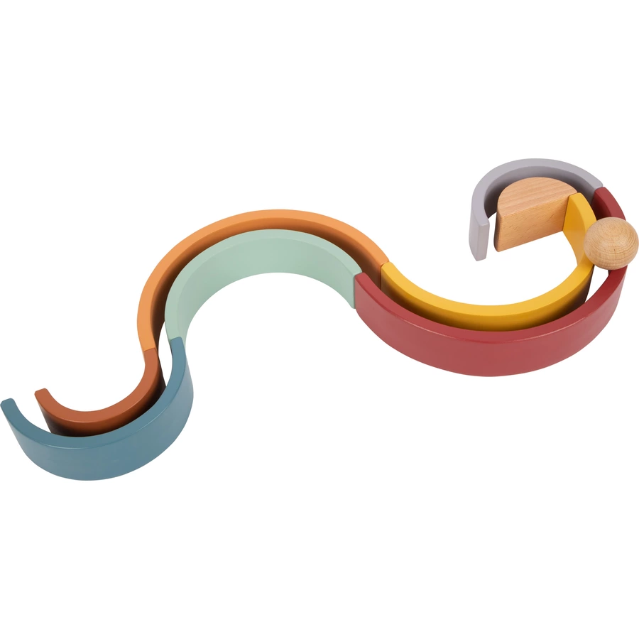 small foot® Holzbausteine Regenbogen „Safari“