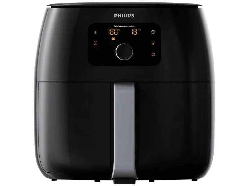 Philips Avance Collection XXL HD9650 Twin TurboStar - Varmluftsrister - 2.2 kW - sort