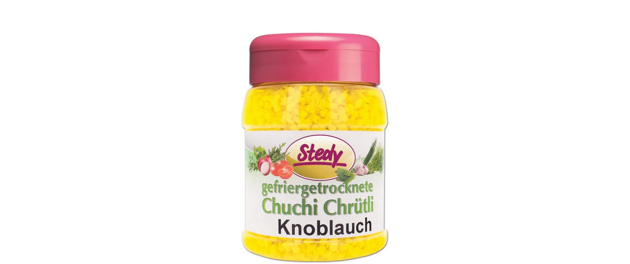 Knoblauch gefriergetrocknet 70 gEignen sich hervorragend für Suppen, Saucen, Kräuterbutter, Salate, Dips und vieles mehr