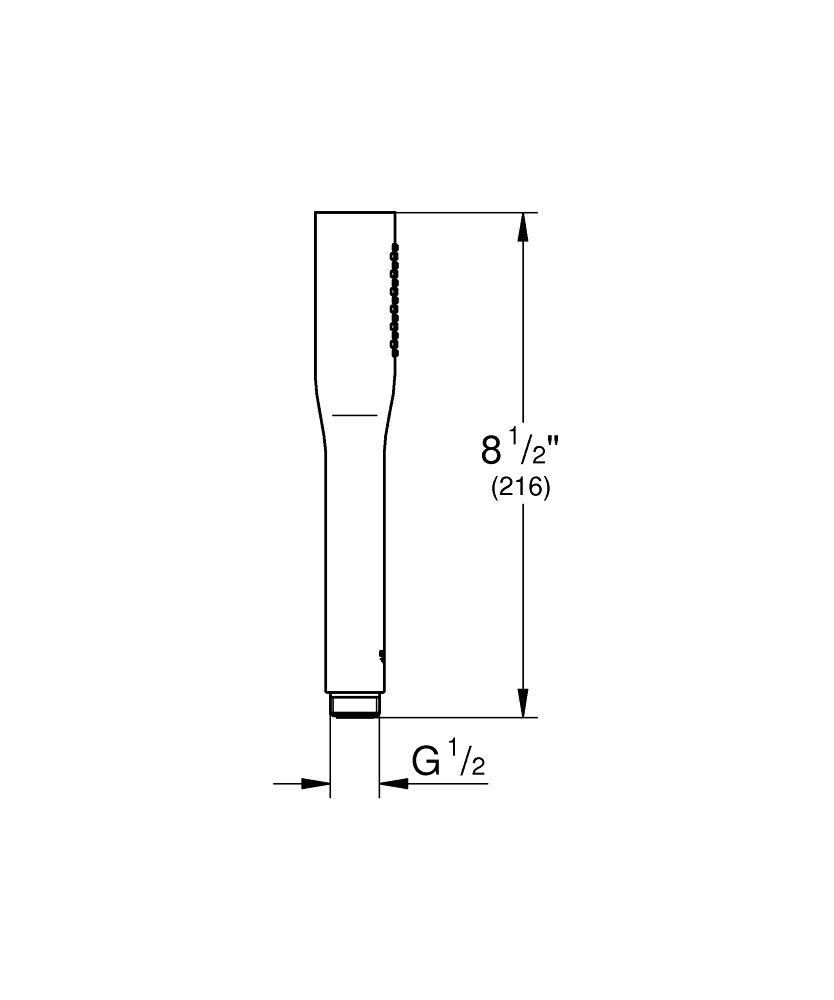 Grohe Euphoria Cosmopolitan handdouche phantom black - zwart mat