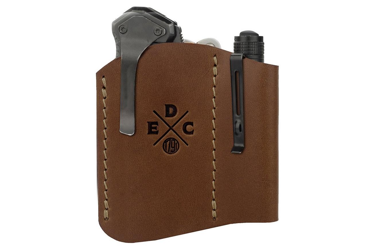 1791 EDC Pocket Comfort Tool Organizer EDC-PK-CMF-CHN-A Chestnut, lederen broekzakholster