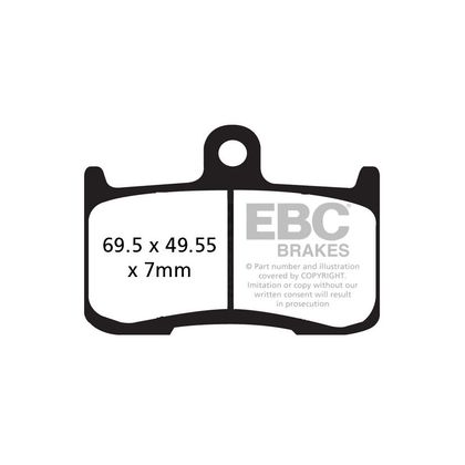 Plaquettes de freins EBC Sinter Métal Fritté avant