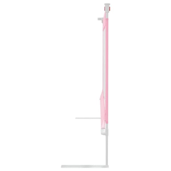 vidaXL Sengehest småbarn rosa 90x25 cm stoff