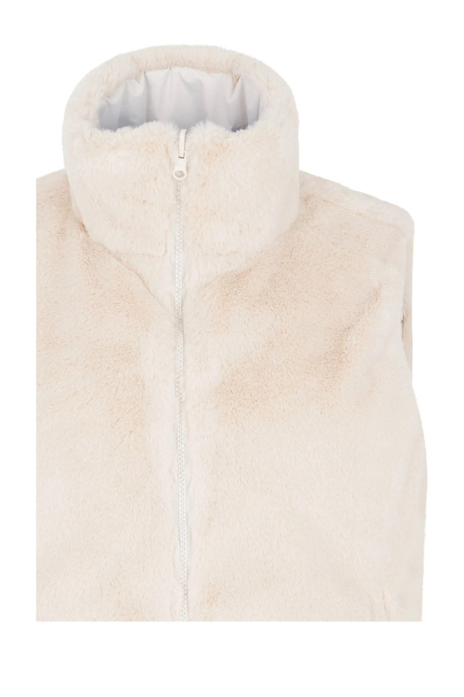 Protest imitatiebont bodywarmer ecru