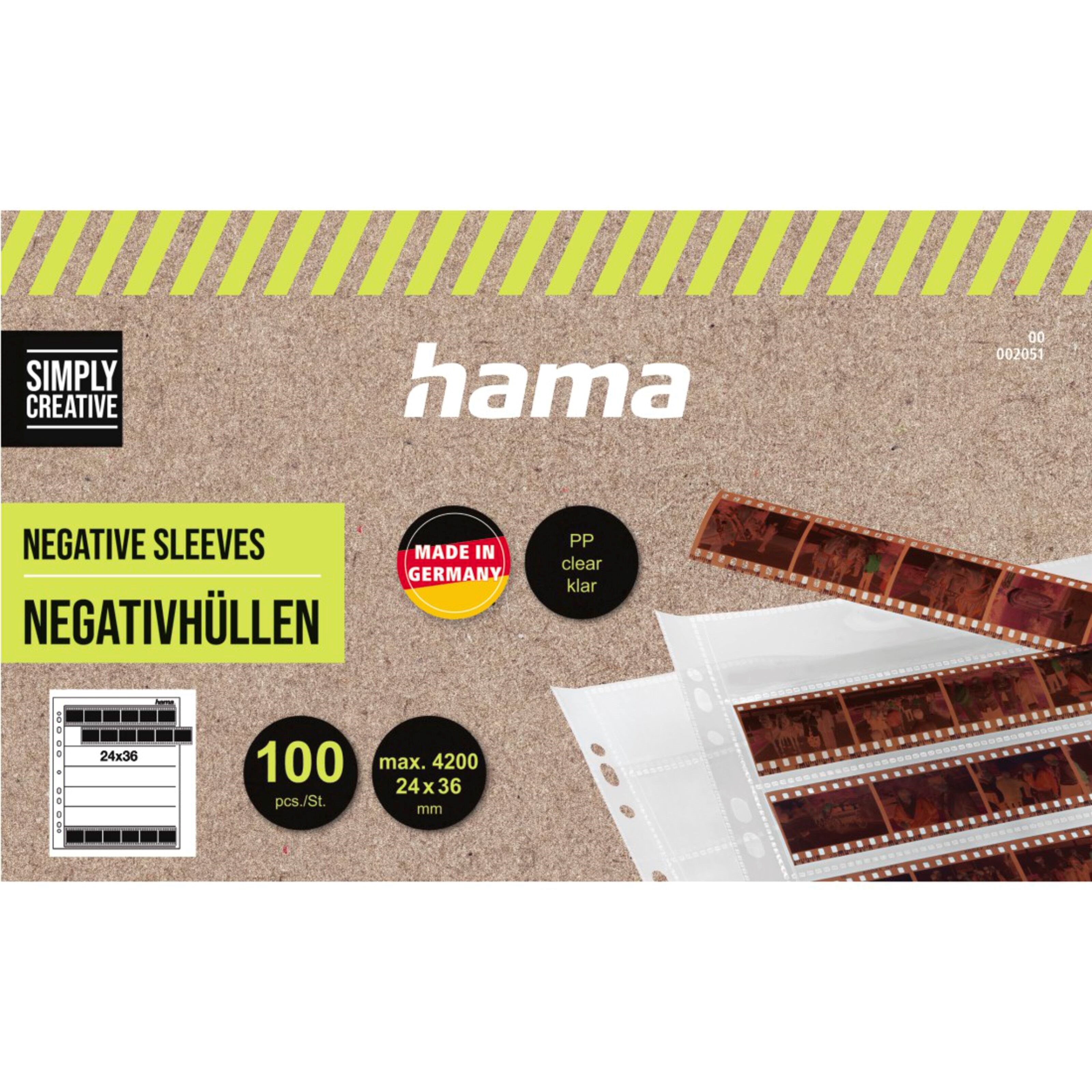 Hama Negativlommer for perm 100-pk.