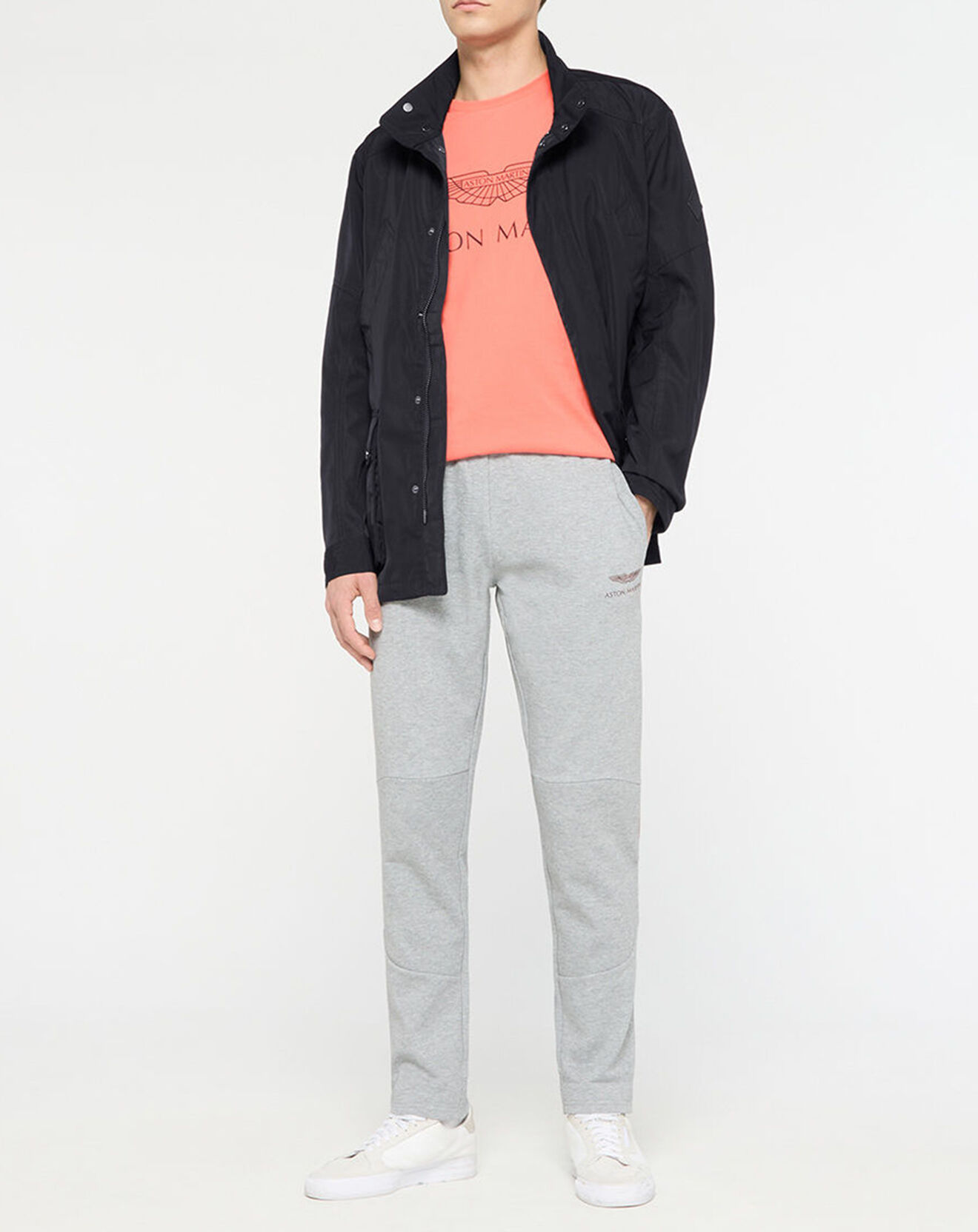 Hackett London Parka Saharienne droite bleu marine