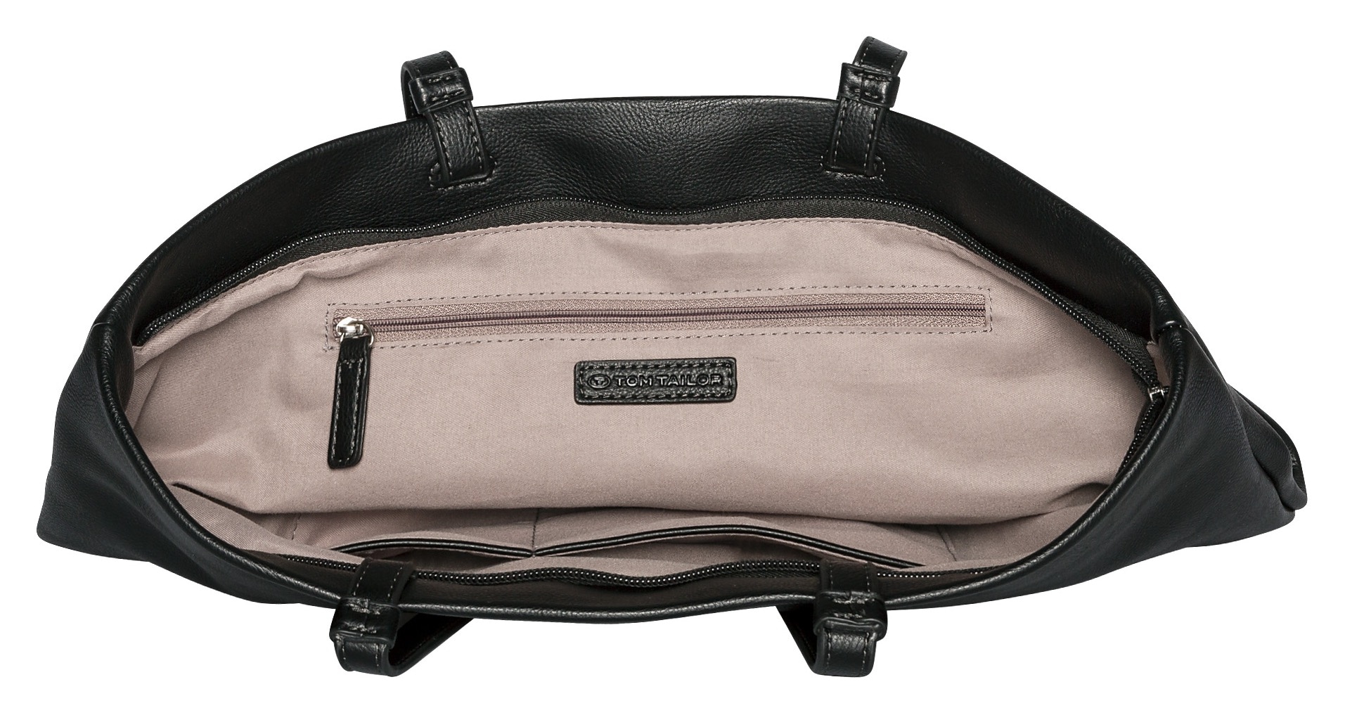 TOM TAILOR Shopper »Rosabel« aus weich genarbtem Lederimitat im cleanen modernen Look