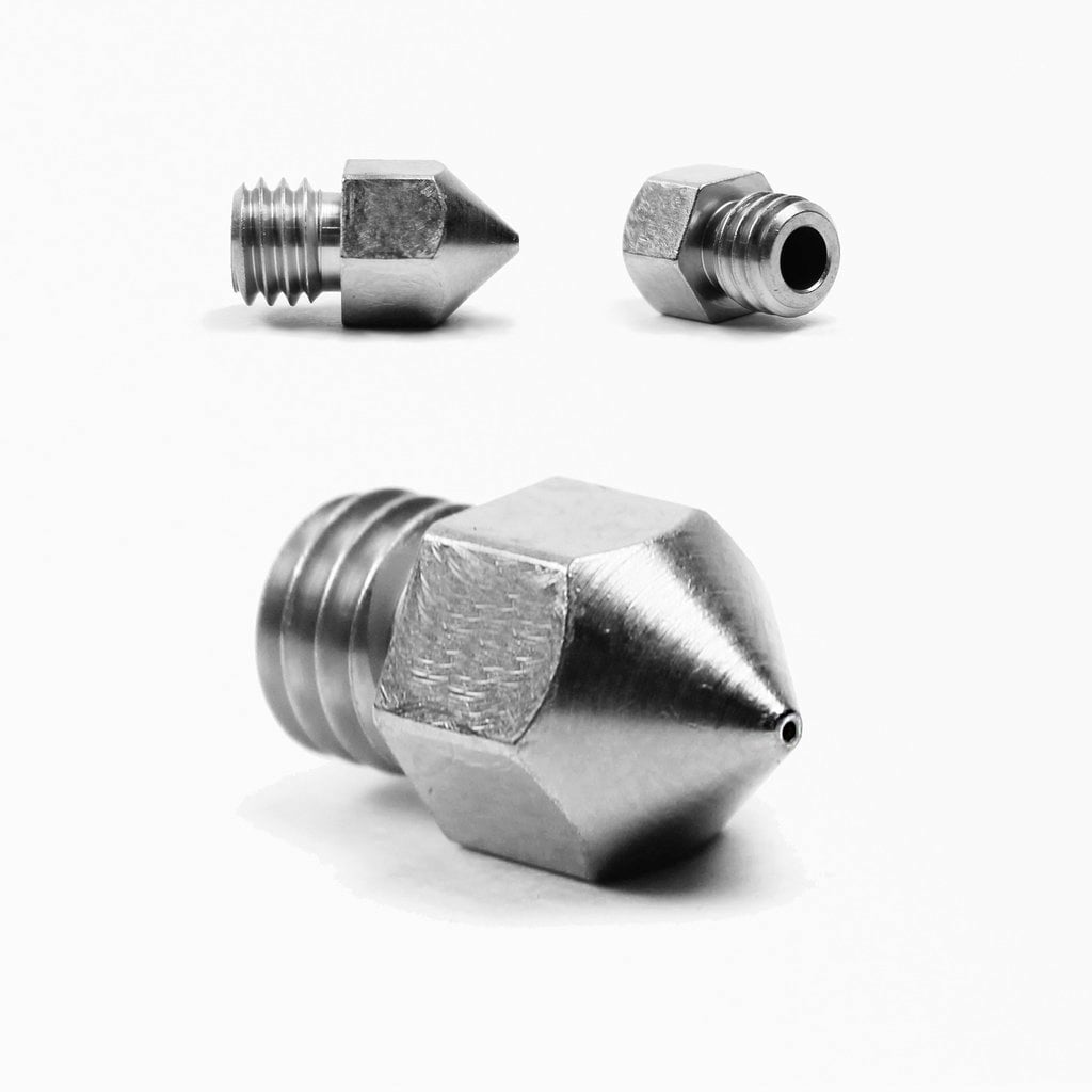 Micro-Swiss  Düse MK9 beschichtet, 0,3 mm    Harte und verschleißfeste MK9 Düsen für MakerBot, bq, Craftbot, ...