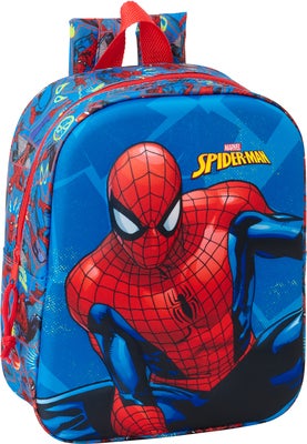 Marvel Spider-Man 3D Mini Ryggsekk 6L, Blå