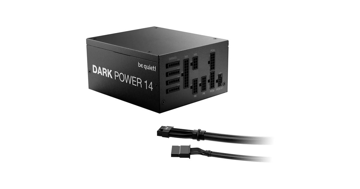 be quiet!Dark Power 14 modulaire 1000 watt voeding   (Zwart, 1x 12V-2x6, 4x PCIe)