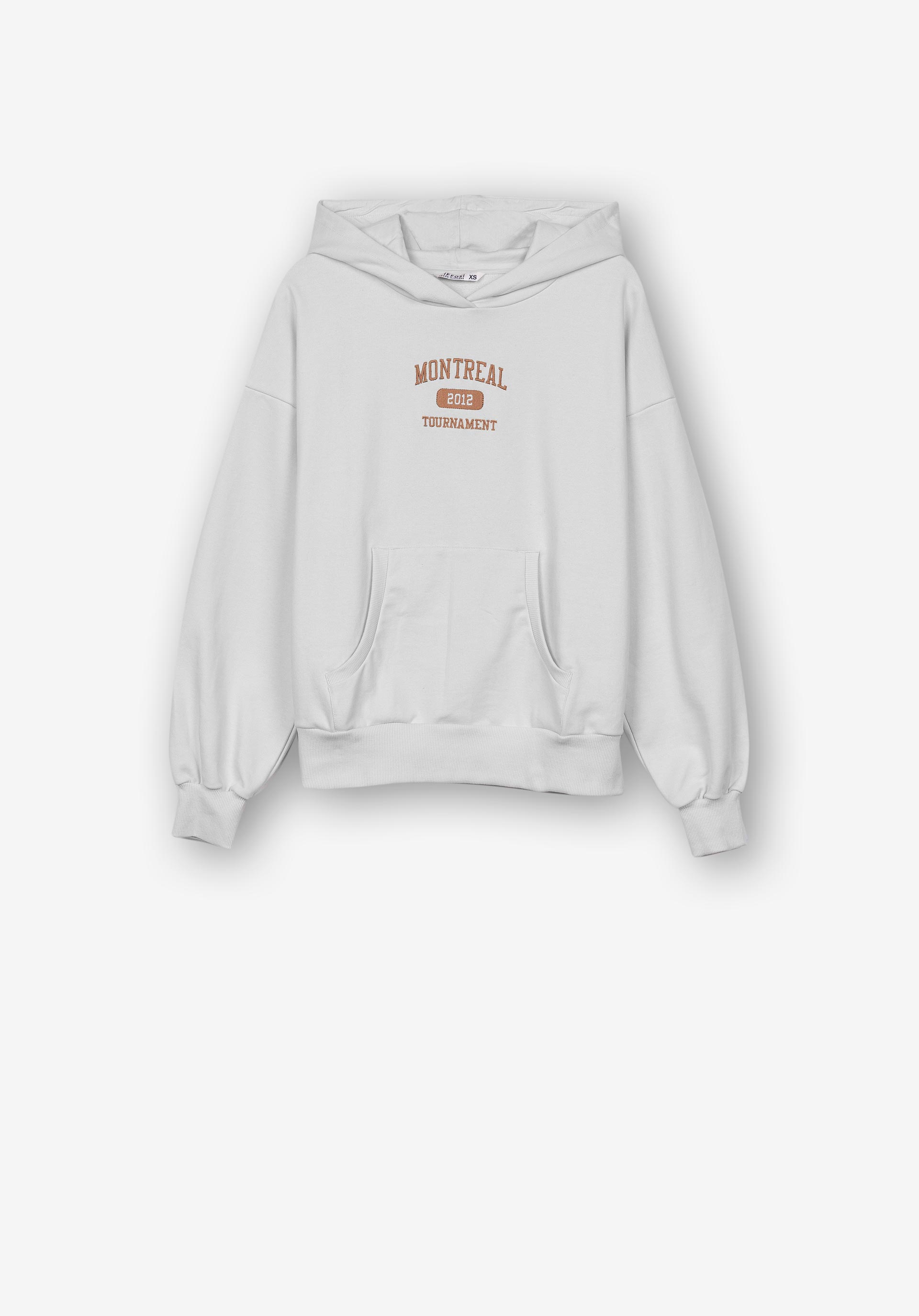 Hoodie com Bordado Frontal