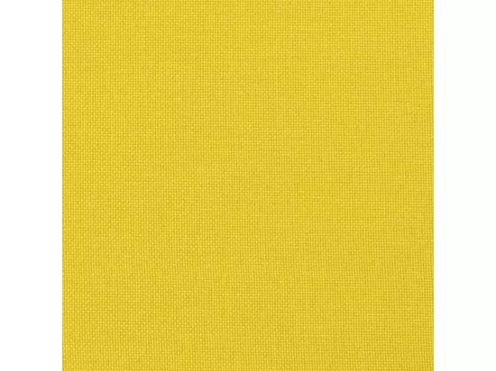 Ensemble de canapés 3 pcs avec coussins Jaune clair Tissu