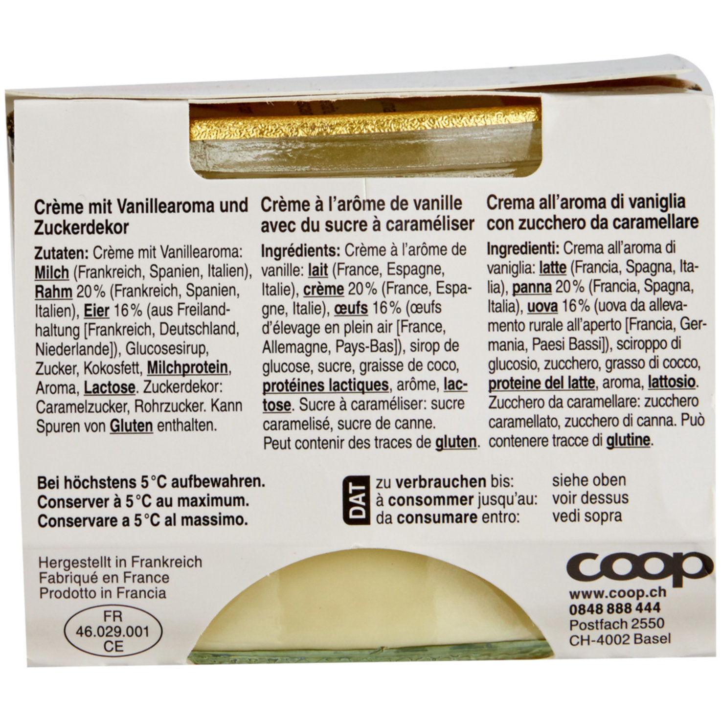 Crème brûlée 2x100g