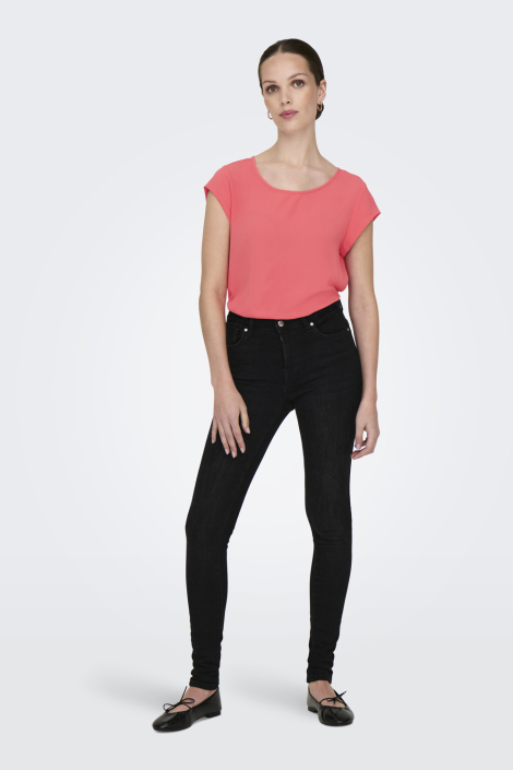 Only roze dames t-shirt