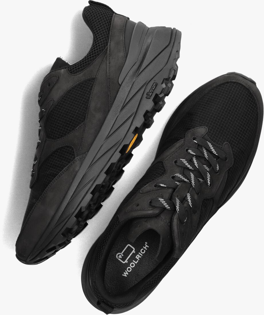 WOOLRICH zwarte woolrich lage sneakers running