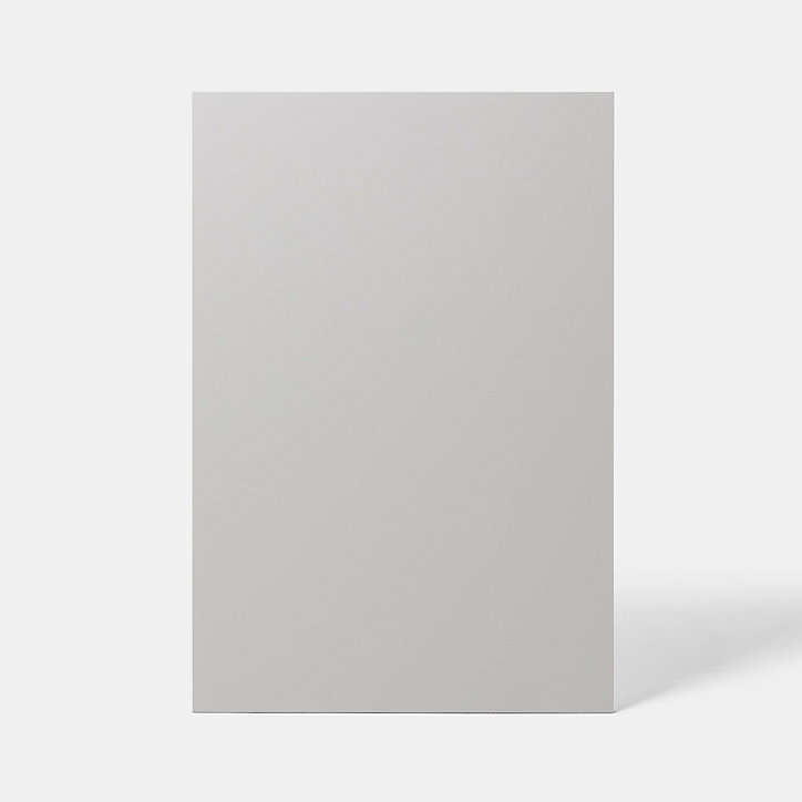 Côté de remplacement bas Goodhome Balsamita gris H. 87 cm x l. 59 cm x Ep. 18 mm