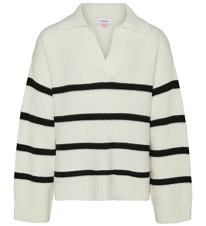 Vero Moda Girl Bluse - Strick - VmLuna - Birch/Black