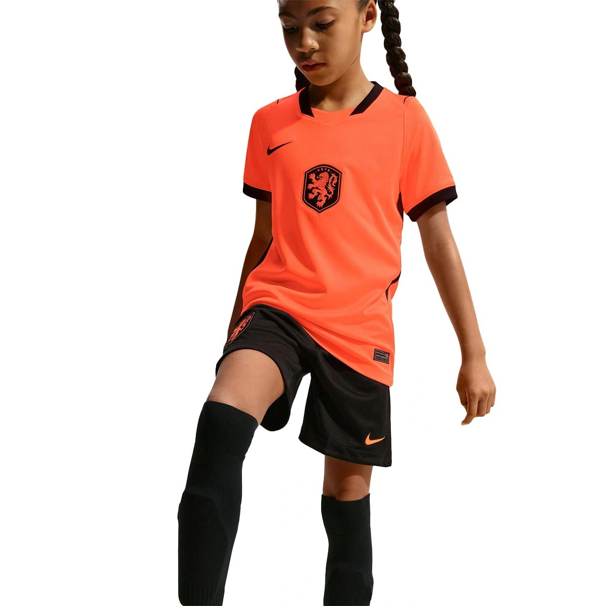 Camisola Nike Países Baixos Primeiro equipamento Mundial 2026 Criança