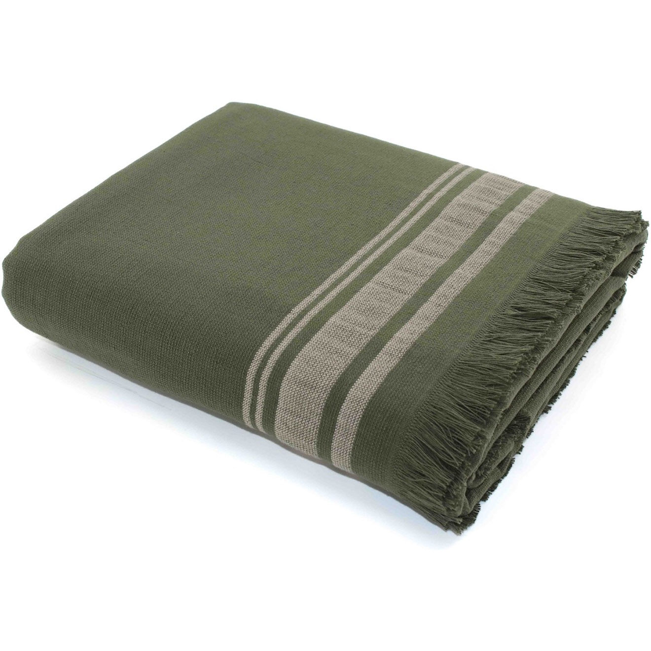 Febronie Fouta éponge Faro verte - 100x180 cm