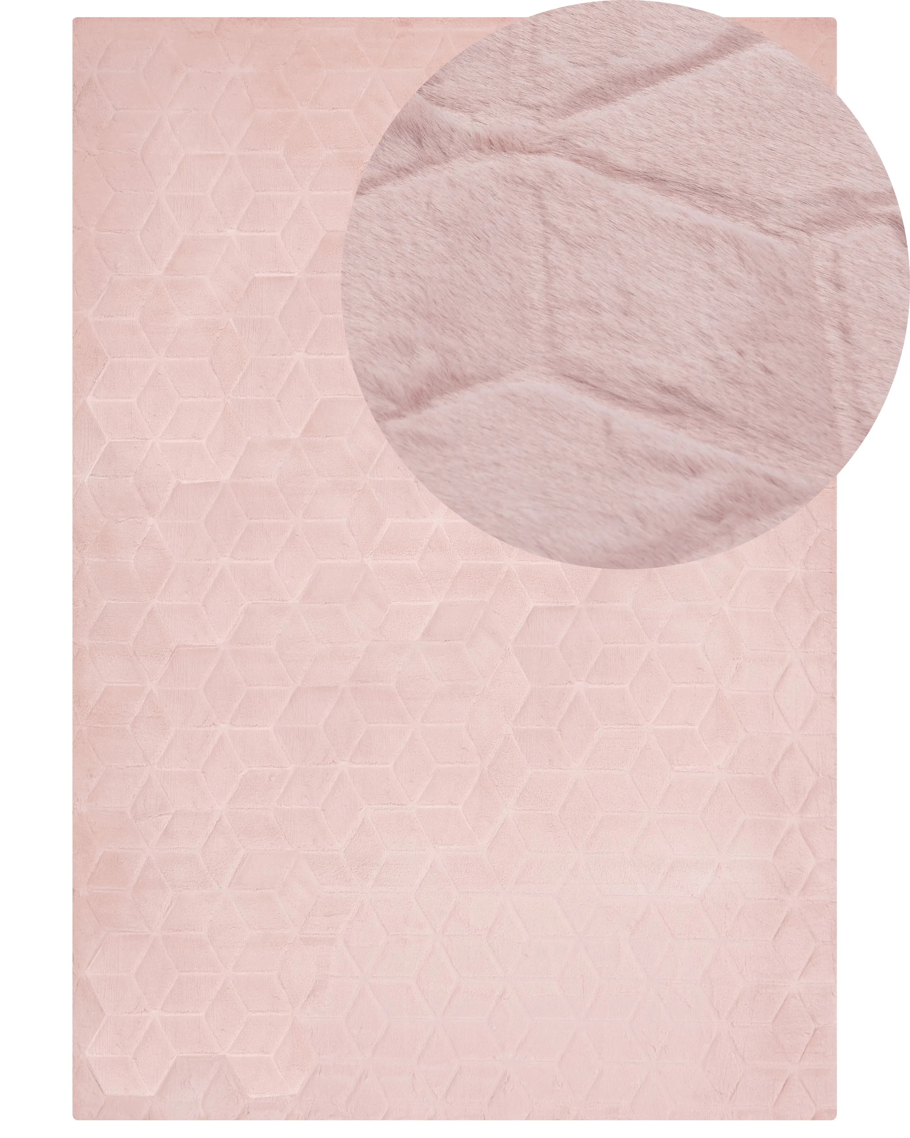 Kunstbontkleed THATTA Roze 160 x 230 cm