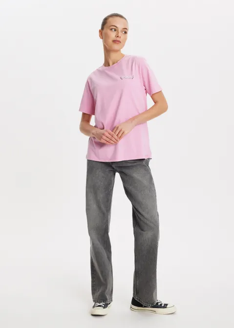 T-shirt met print dreamland roze (ROS.M)