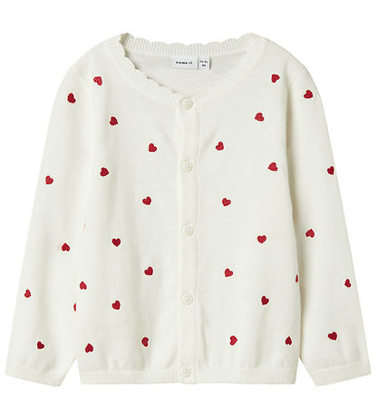 Name It Cardigan - NmfFisilly - Strick - Cloud Tänzer m. Herzen