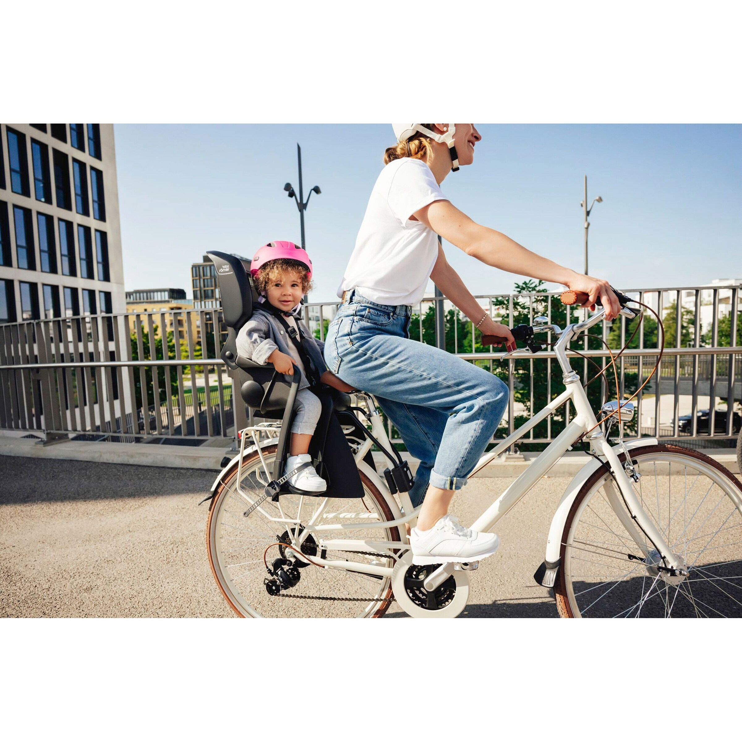 Britax Römer Kinderfahrradsitz JOCKEY PRO mineral grey