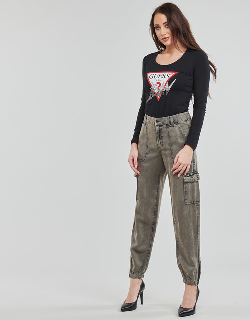 Guess - LS CN ICON TEE - Noir
