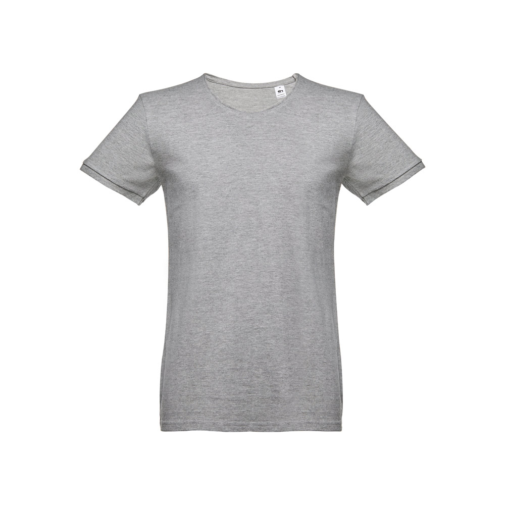 hi!dea 30186 - T-shirt manches courtes homme en coton peigné