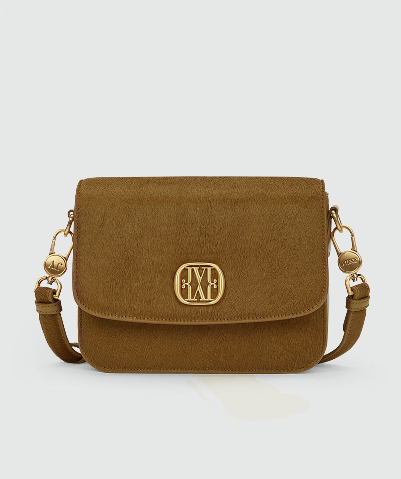JV-IMAHNI tas met ponyhair - khaki