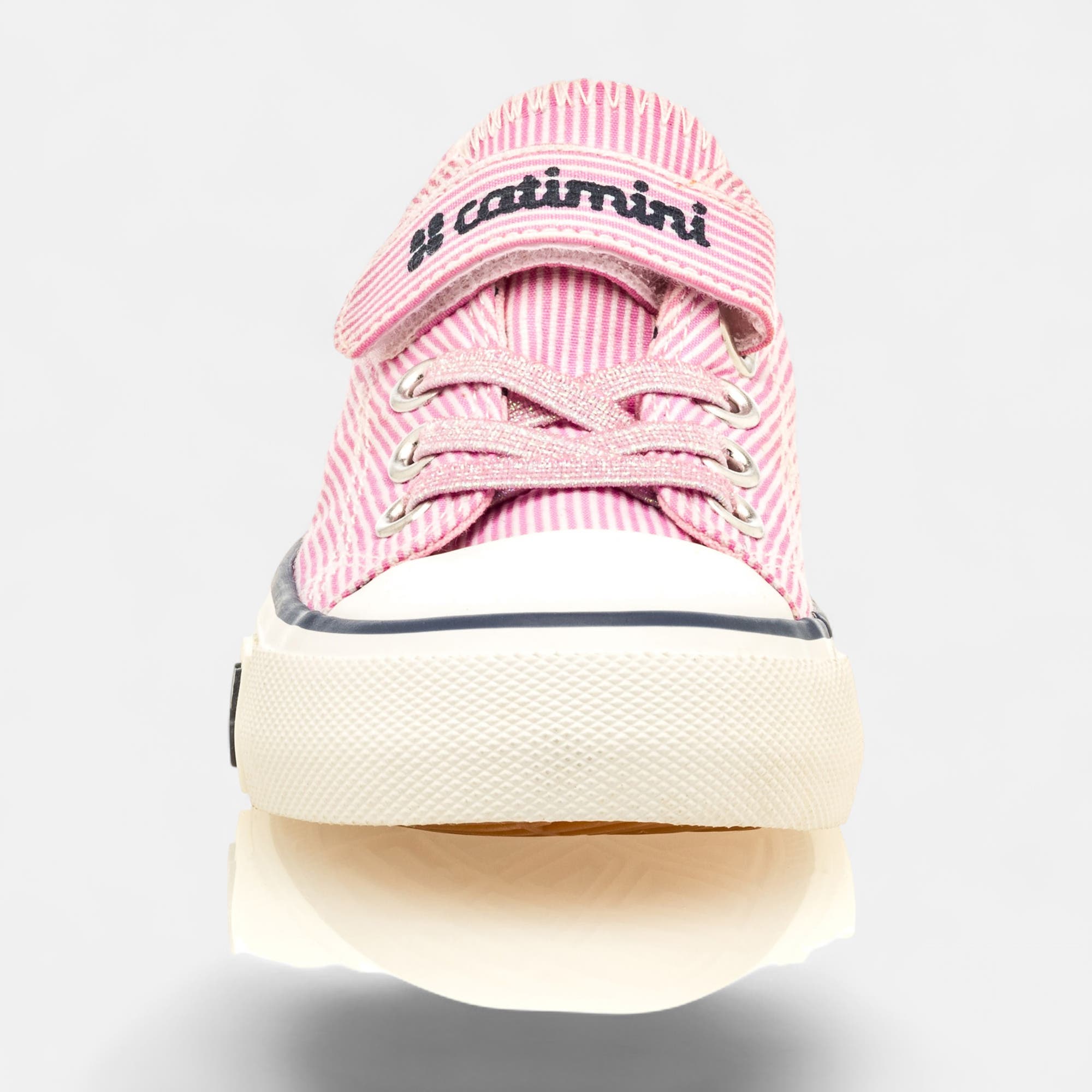 Baskets en toile Fille rose