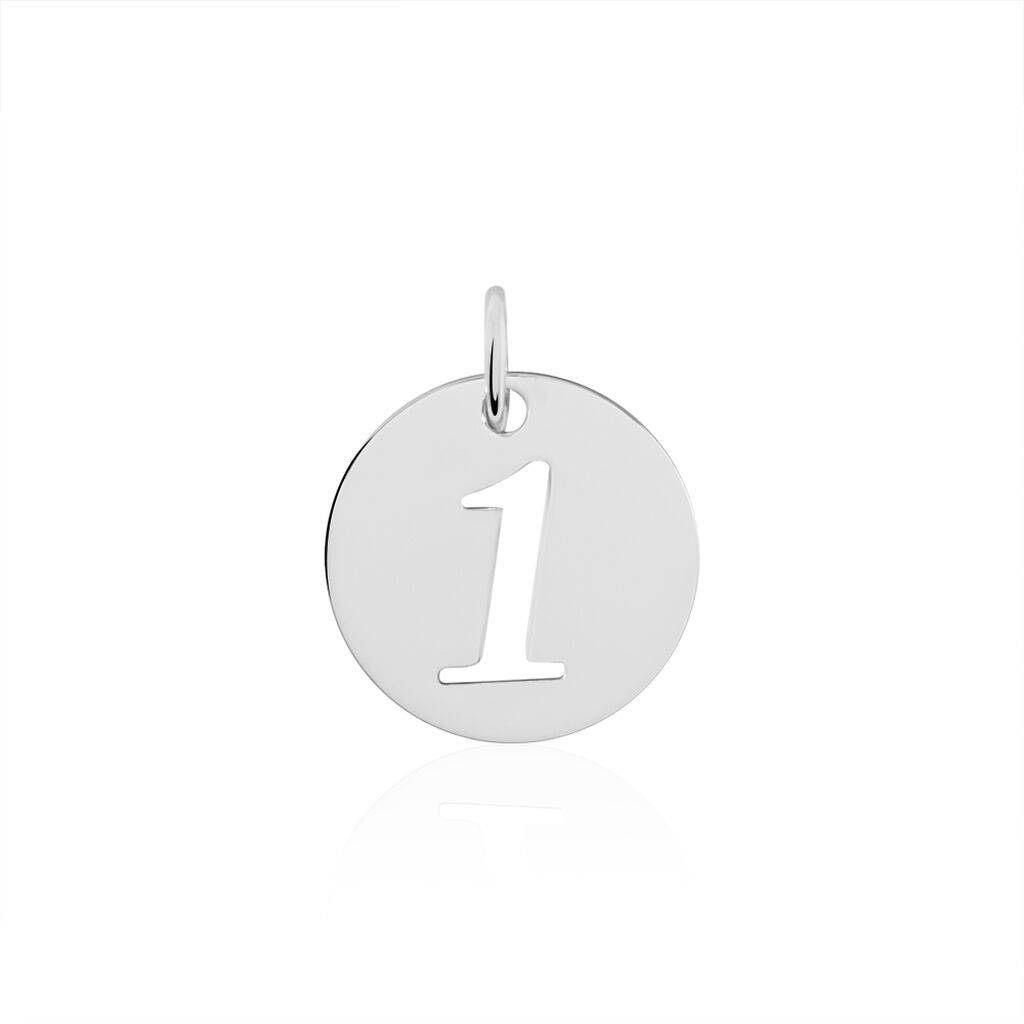 Pendentif Efiso Argent Blanc