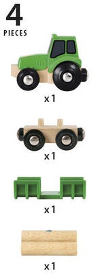 BRIO 33799 Traktor Med Last