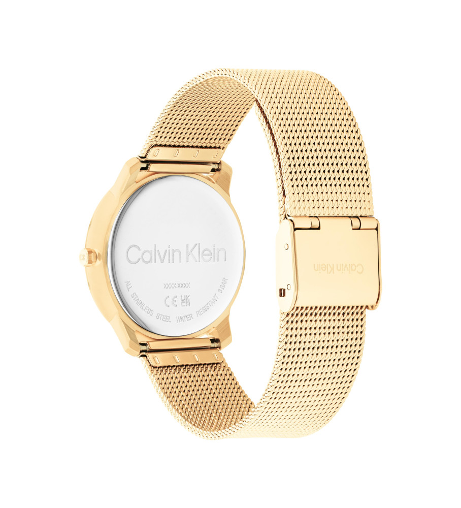 Relógio analógico Calvin Klein Fashion dourado