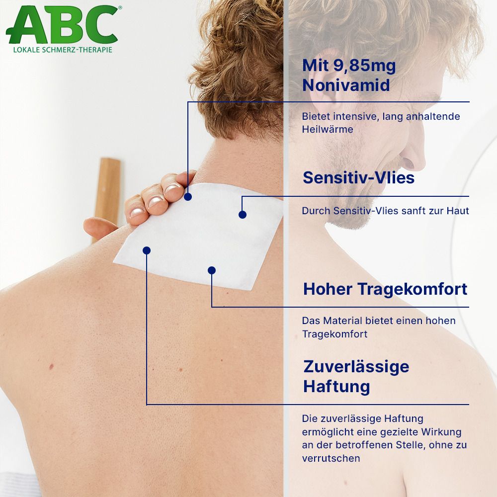 Hansaplast ABC® Wärme-Pflaster mit Sensitiv-Vlies 14 x 10 cm