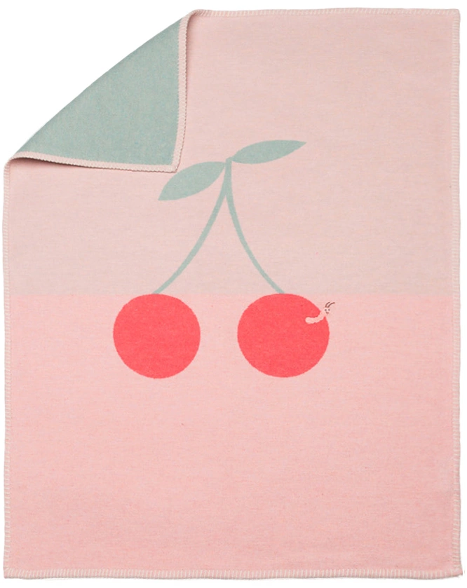 Babydecke LILI - WURM (70x90) in rosa