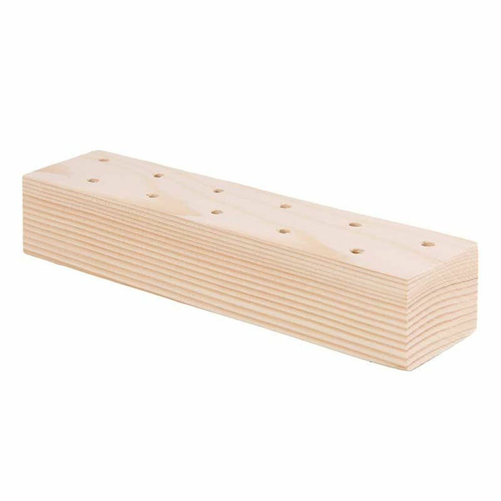 10 supports en bois pour fleurs séchées 21 x 4 x 5 cm