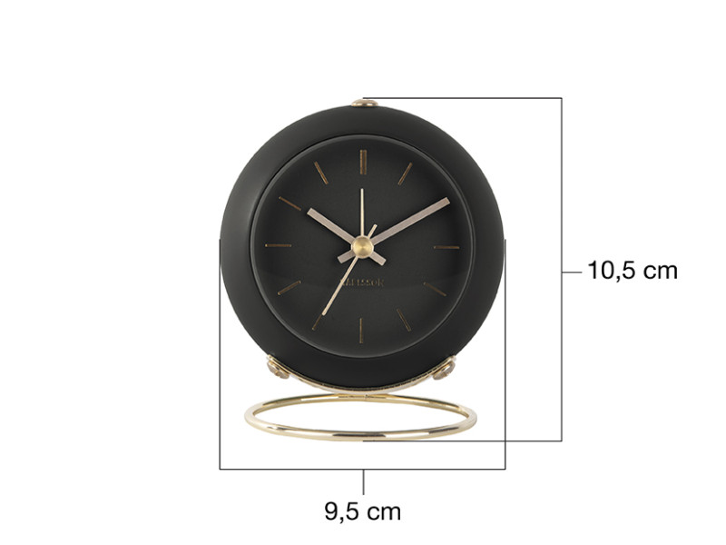 Alarm Clock Globe KA5833WH White