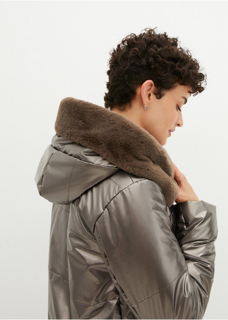 Veste matelassée brillante