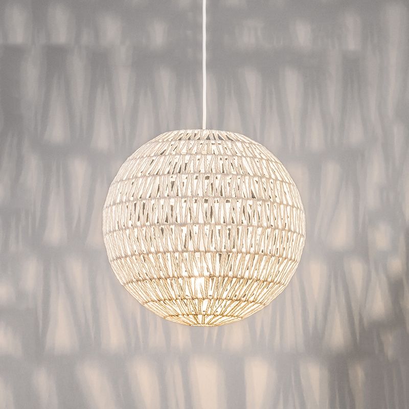 Retro hanglamp wit 40 cm - Lina Ball 40