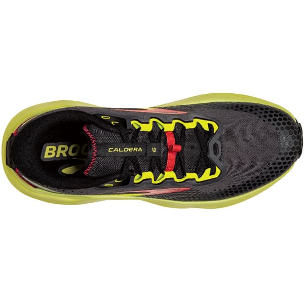 Chaussure trail BROOKS CALDERA 6 BLACK/FIERY RED/BLAZING YELLOW