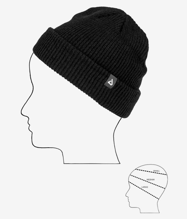 Anuell Glenn Mütze (all black)