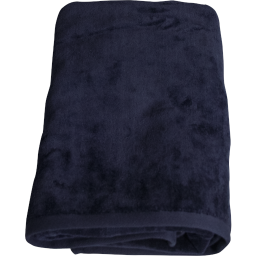 OMHU Frotté Håndklæde, Navy, 50x100 cm