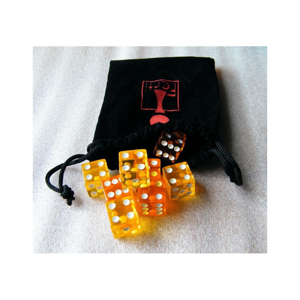 Tumblin-Dice - Dés Jaune Orange