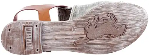 Mustang groen 1388-808 - maat 44 sandaal groen - maat 44 Calandschoen