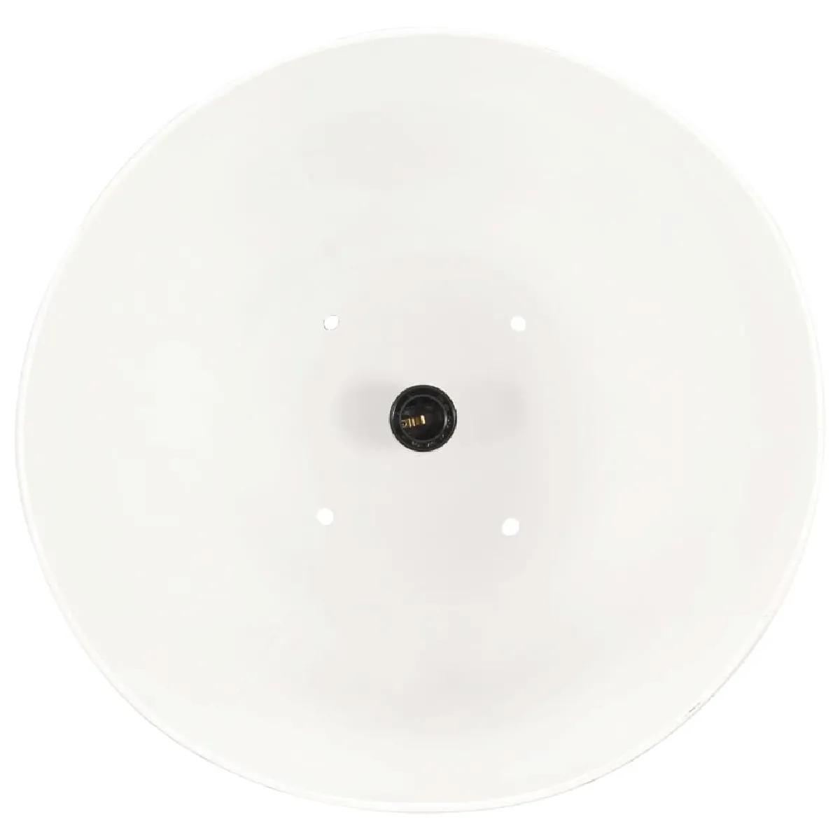 vidaXL Lampe suspendue industrielle 32 cm - Blanc