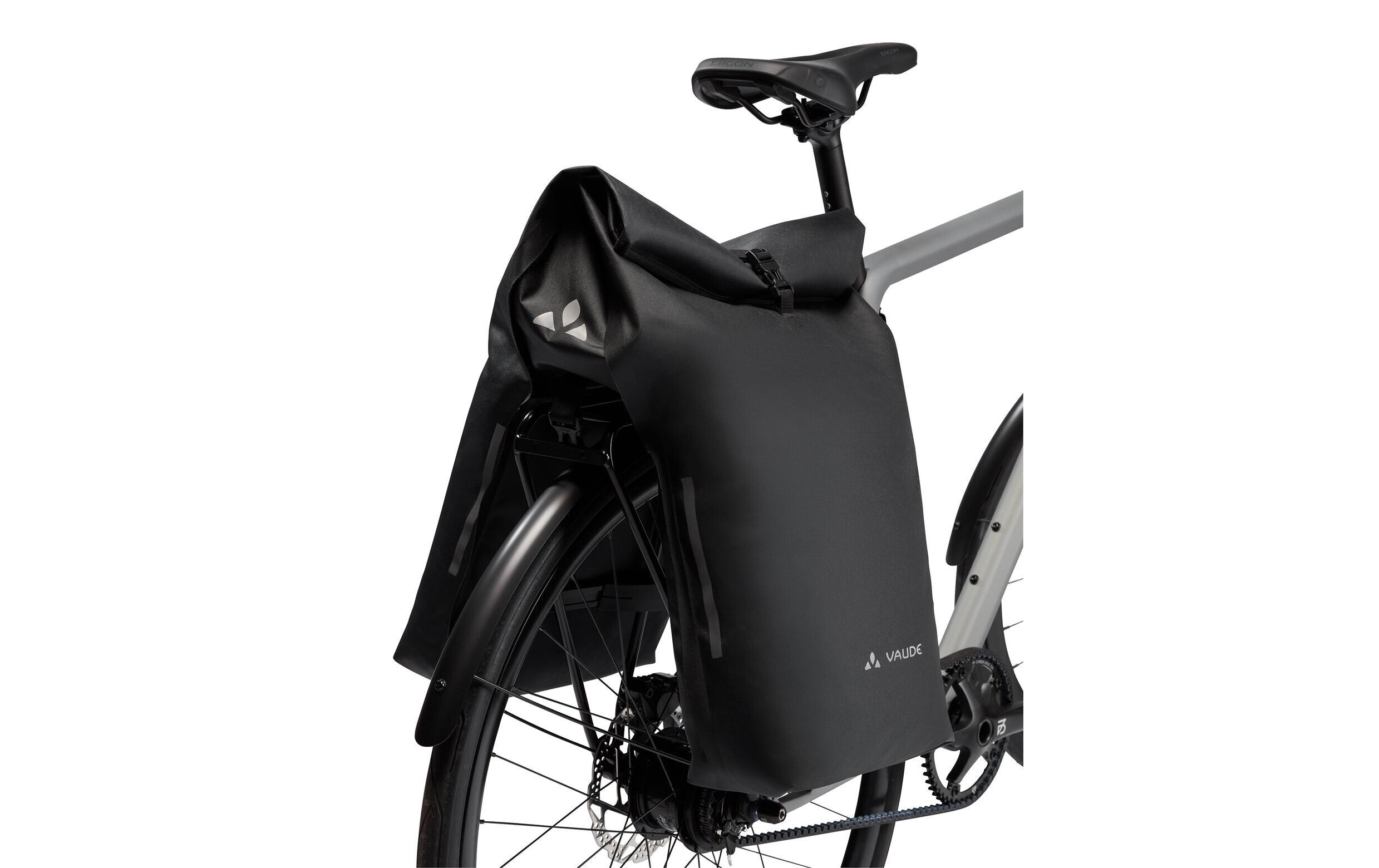 Hinterradtasche Proof Double UL Schwarz<br>Doppel-Fahrradtasche