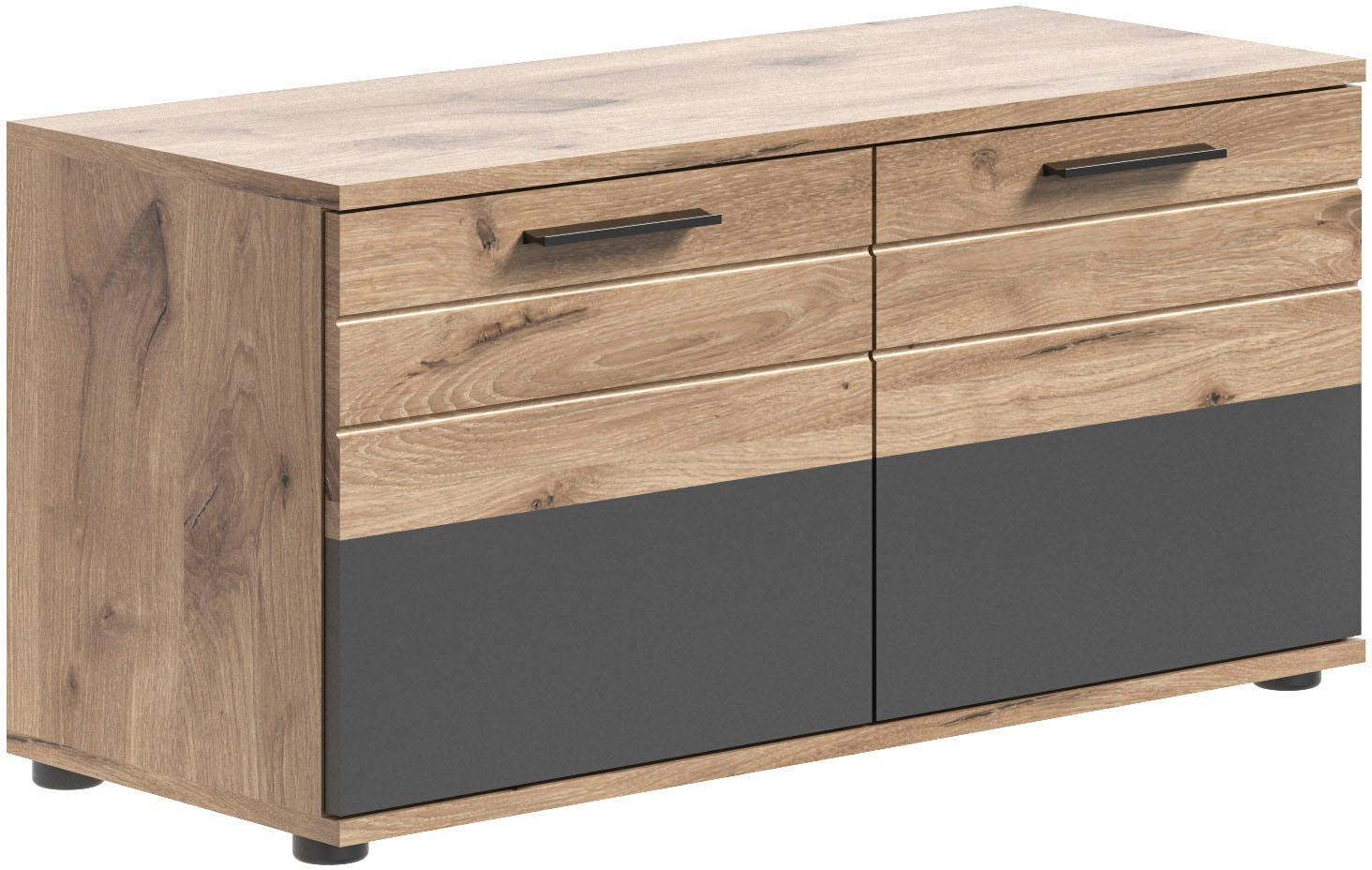 INOSIGN Sitzbank »Riga, Breite 90 cm, 2 Türen mit Softclose, 2 Einlegeböden, 4 Fächer« Rillenfräsung, Bank, Schuhbank, Garderobenbank, Dielenbank