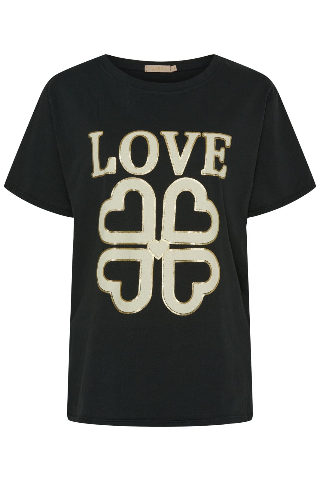 Marta Du Chateau Mdcinge Tee .0532 Love Black