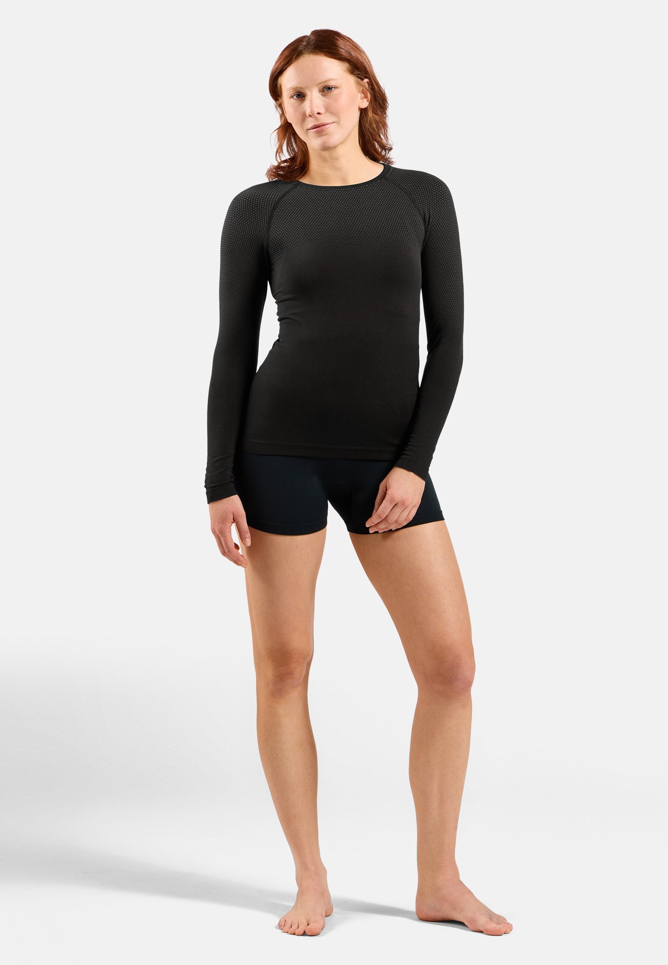 Performance Light Base Layer Langarmshirt in black
